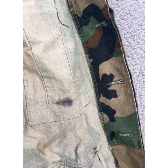 VTG Men's US Army Military Combat Coat Hot Weather Woodland Camo Jacket - Picture 2 of 12